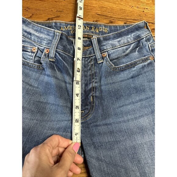 American Eagle Outfitters 360 Extreme Flex Womens Jeans 24x28 Slim Straight J75 - Picture 6 of 9
